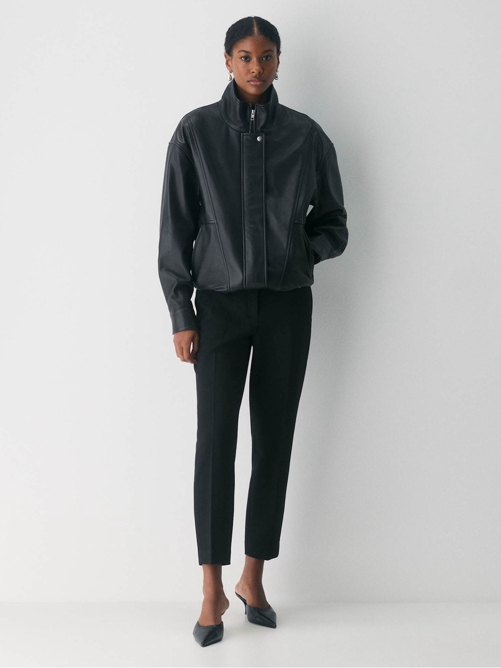 Aritzia Babaton Markova Trouser Pant Size 10 Black